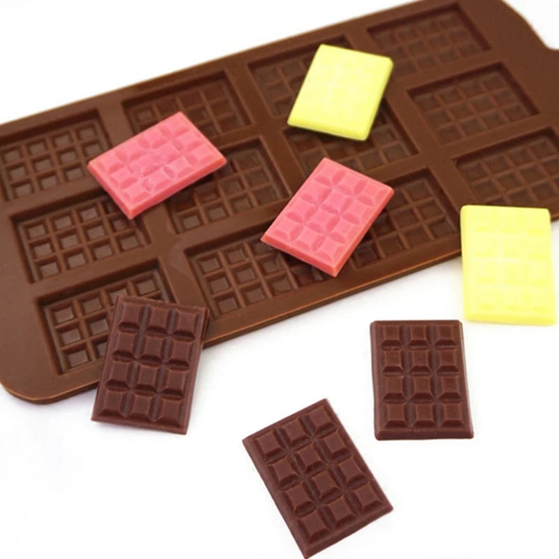 ChocoBlock Silicone Mold - 12 Even Chocolate Silicone Mold