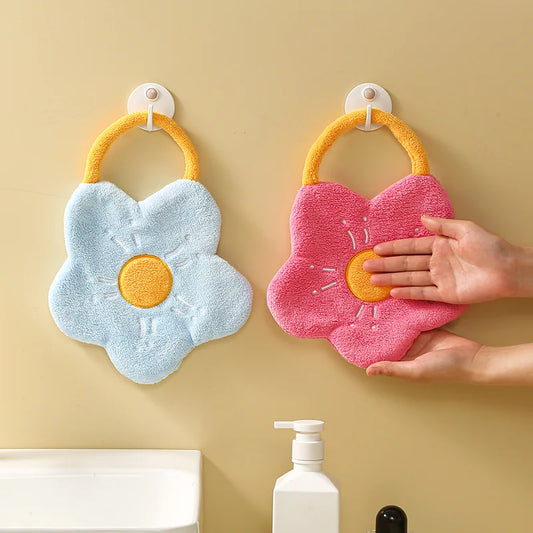 Hanging Bloom Towel - Quick Dry Hand Towels