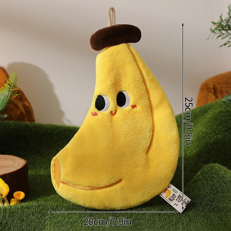 HarvestHug Towels - Cute Hand Towel Cartoon Wipe Handkerchief Rag  Vegetable Shape Towels for Kitchen Bathroom, KidsHanging Towel Soft Dish cloth