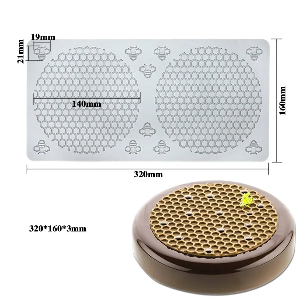 NectarDrip Silicone Form - Honeycomb Mousse Mold