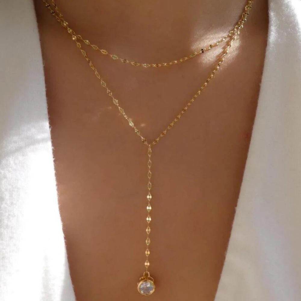 GoldenMystique - Multi-Layer Boho Pendant Necklaces