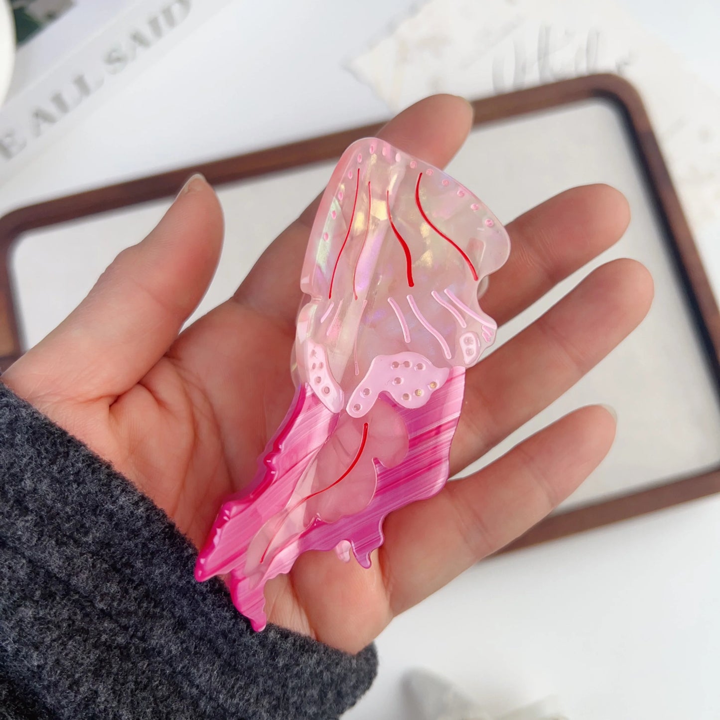 TideTamer Claw Clips - 14 Marine Jellyfish and Fish Claw Hair Clips