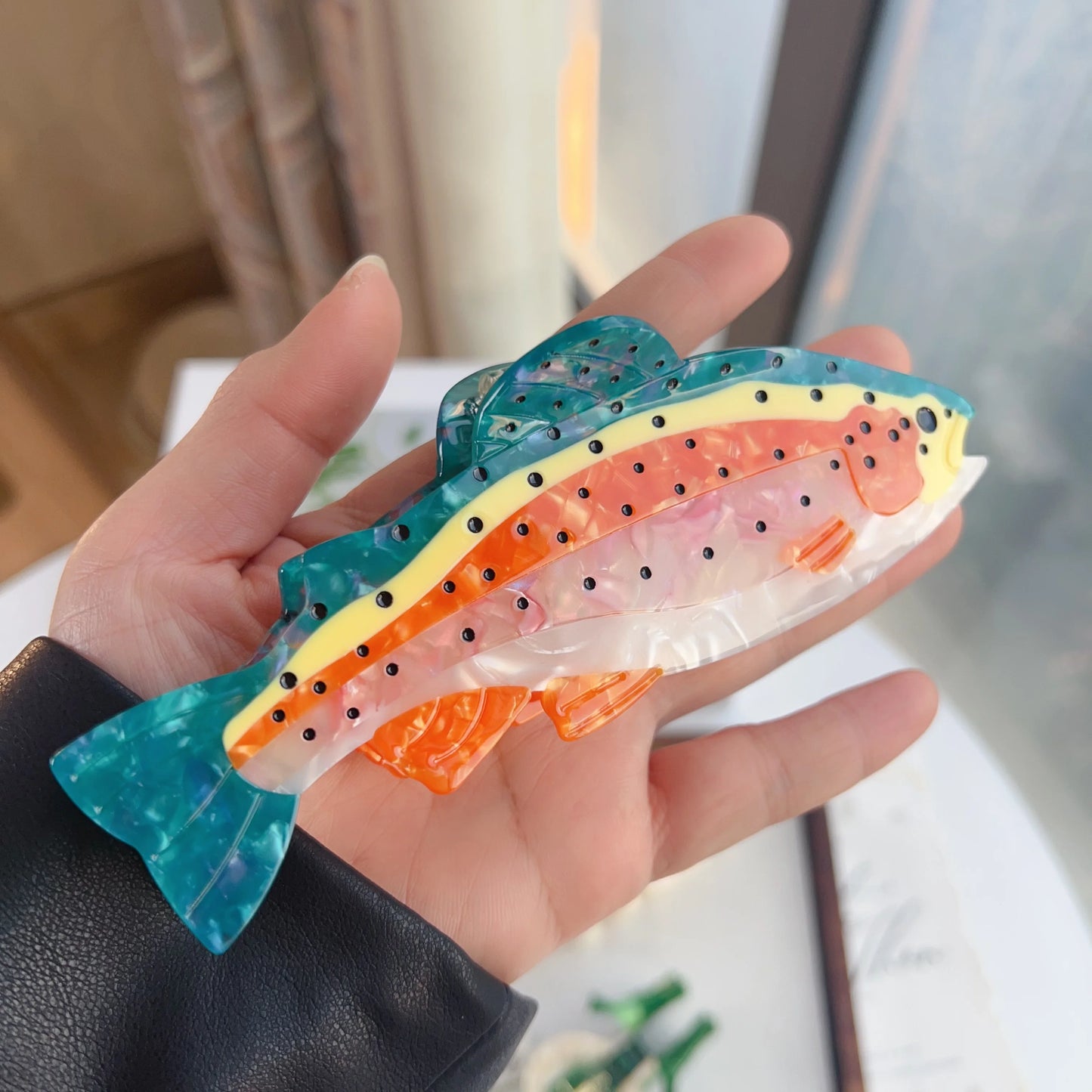 TideTamer Claw Clips - 14 Marine Jellyfish and Fish Claw Hair Clips