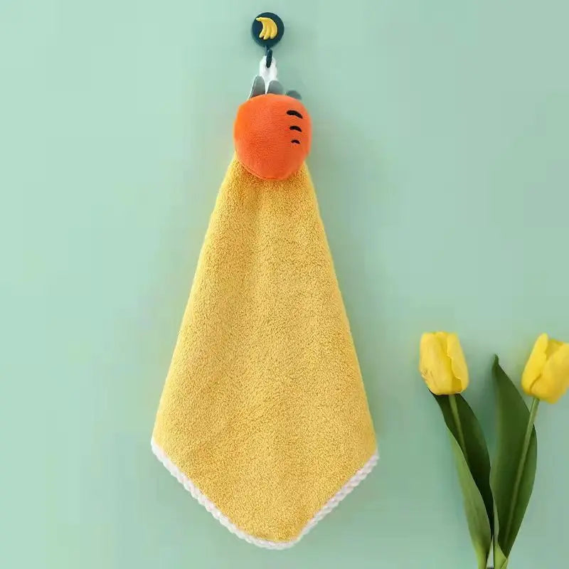 BubbleBuddy Towel - Coral Fleece Hangable Towel