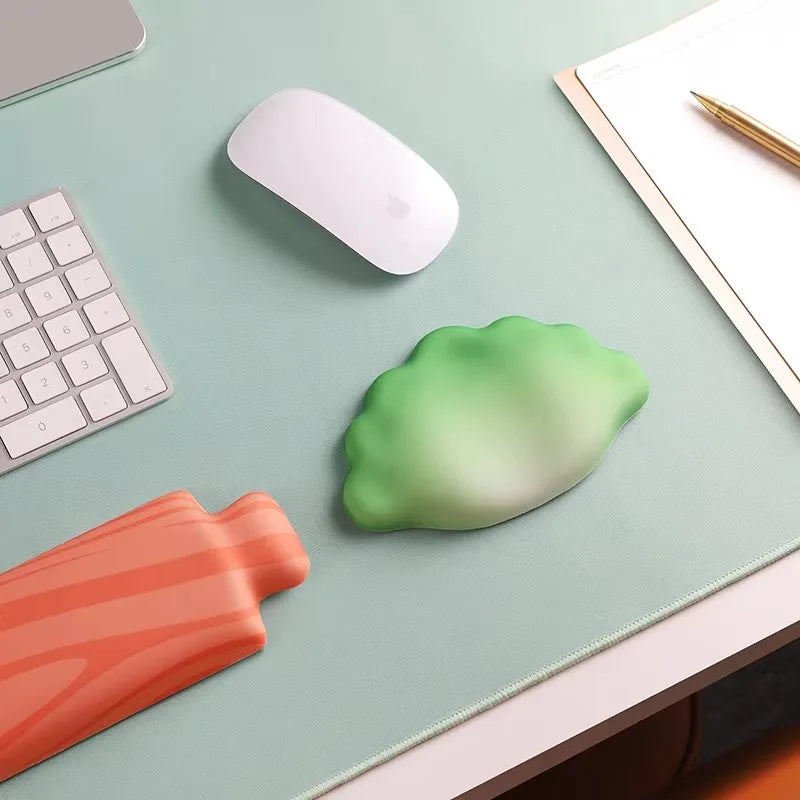 Steamed Dumpling Support Wrist Rest - Dumpling Silicone Wrist Protector and Mouse Pad