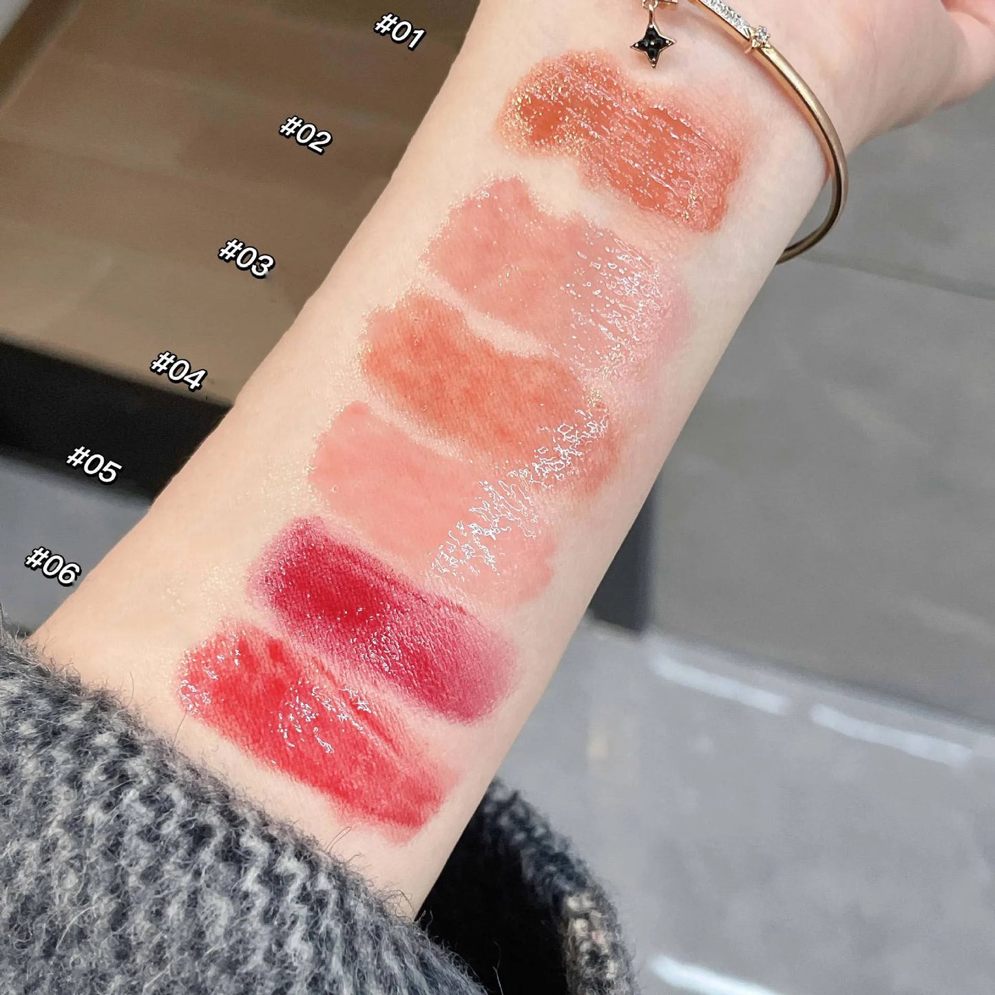 LoveBeam Lip Lacquer - Water-light Lip Glaze Mirror Glitter Lip Tint