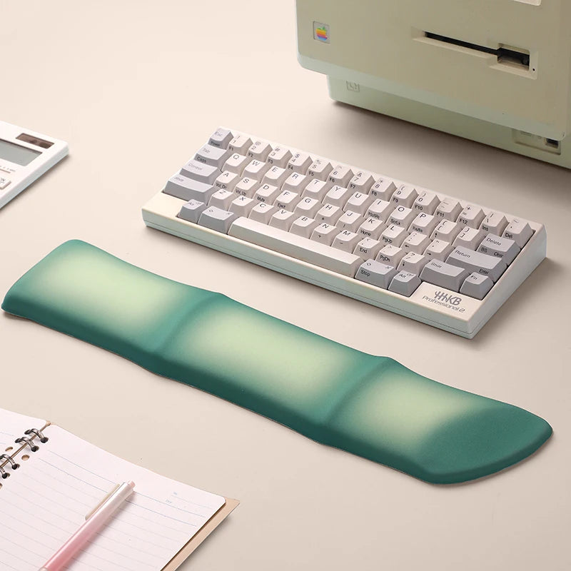 ZenBamboo Wrist Haven - Silicone Wrist Mouse Pad Memory Foam Keyboard Hand Rest