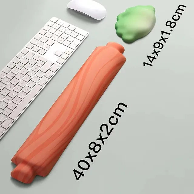 Steamed Dumpling Support Wrist Rest - Dumpling Silicone Wrist Protector and Mouse Pad
