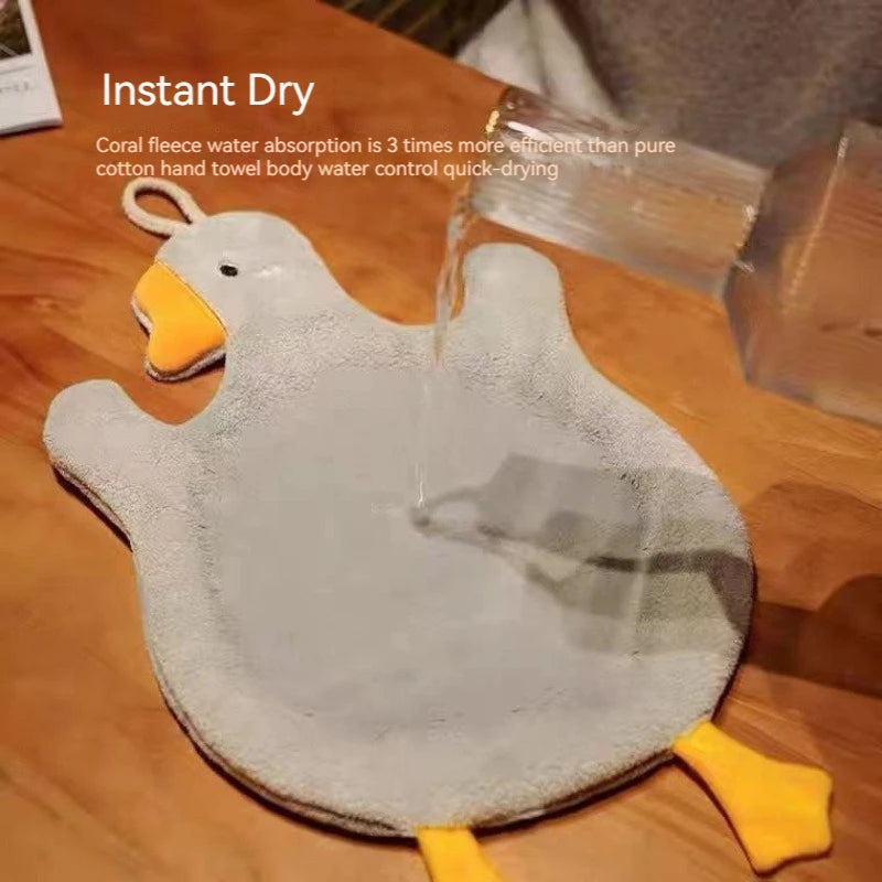 Quack & Dry Towel - Cartoon Goose Hand Towel