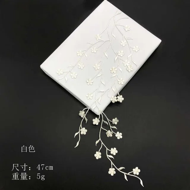 Petal Plum – 3D Embroidery Iron-On Patch