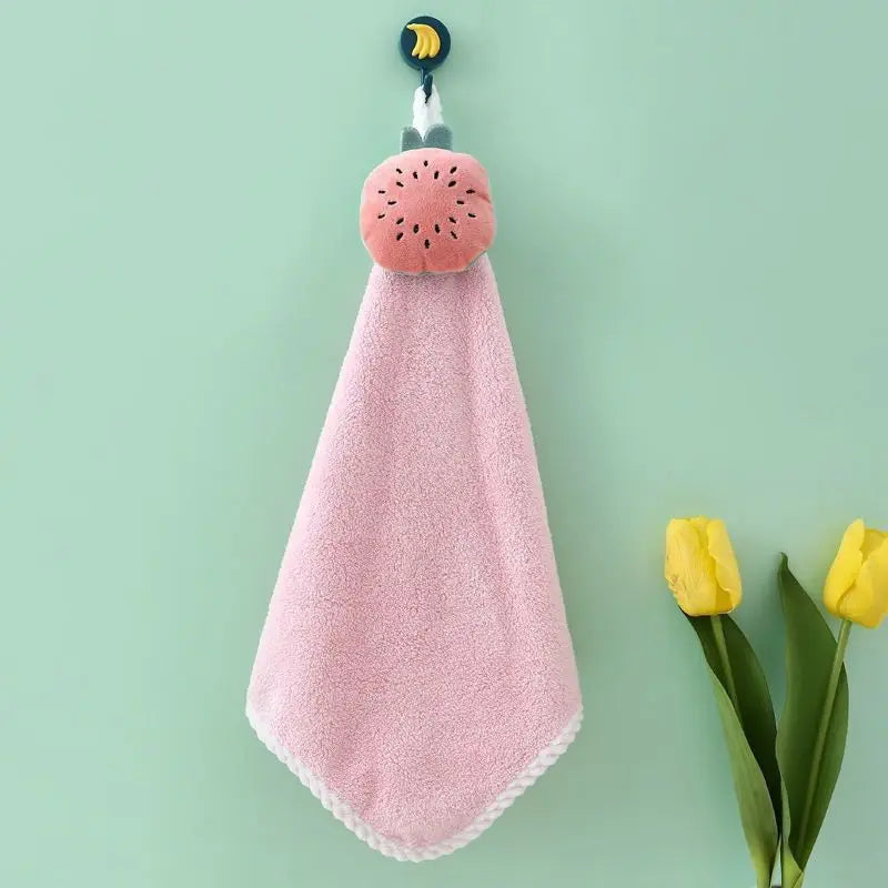 BubbleBuddy Towel - Coral Fleece Hangable Towel