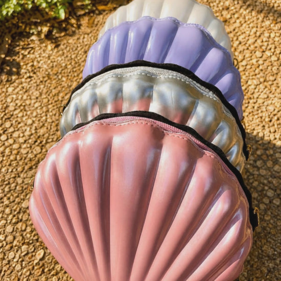 Video for PearlTide Shell Purse – Hard Shell Crossbody Shoulder Bag Water Resistant